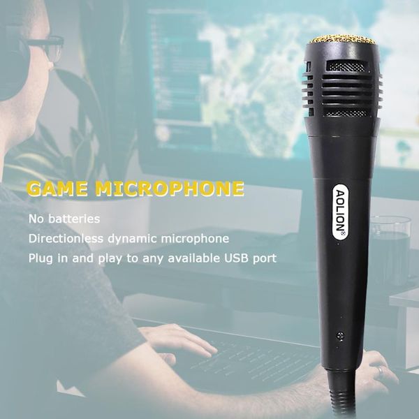 

universal 3 meter usb microphone microphone for ns switch/ps4/ps5/wii/xbox/ps5/oem games no battery required