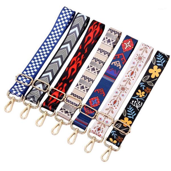 

bag parts & accessories 140cm 7 colors adjustable minority colorful shoulder strap, ,weave big wide bohe strap1, Black
