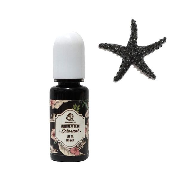 

qiaoqiao diy 10g бутылка уф-смола цвет жидкий пигмент diy handmade art crafts раскраска красно-краситель wmtnpj, Black
