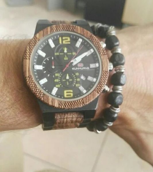 

contact before order bamboo wood watches, Slivery;brown