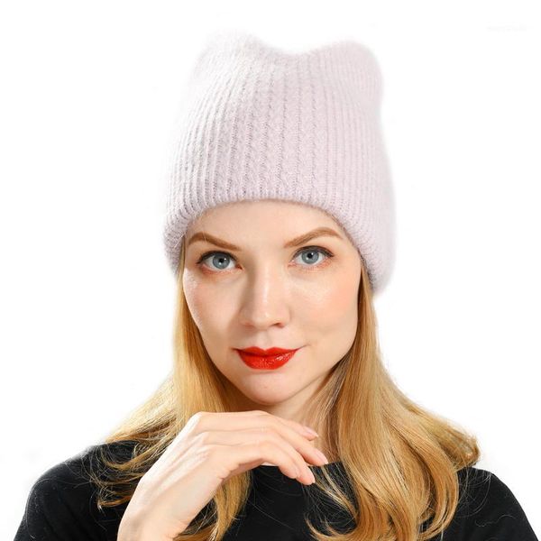 

new solid wool beanie knitted winter hat warm soft trendy simple korean style women casual all-match cashmere knitted beanie1