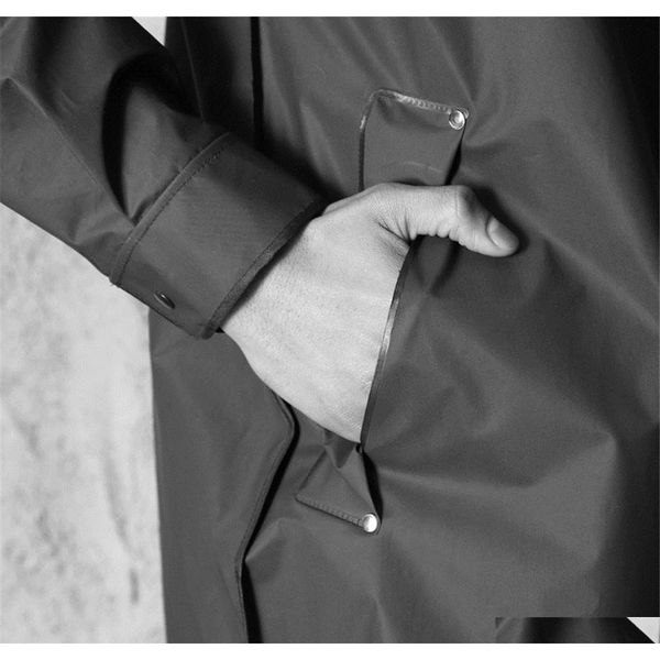 

eco-friendly rainwear raincoat water-proof men fashion raincoat rainwear men jackets outside rain coat travel rain wea qylmam mj_bag