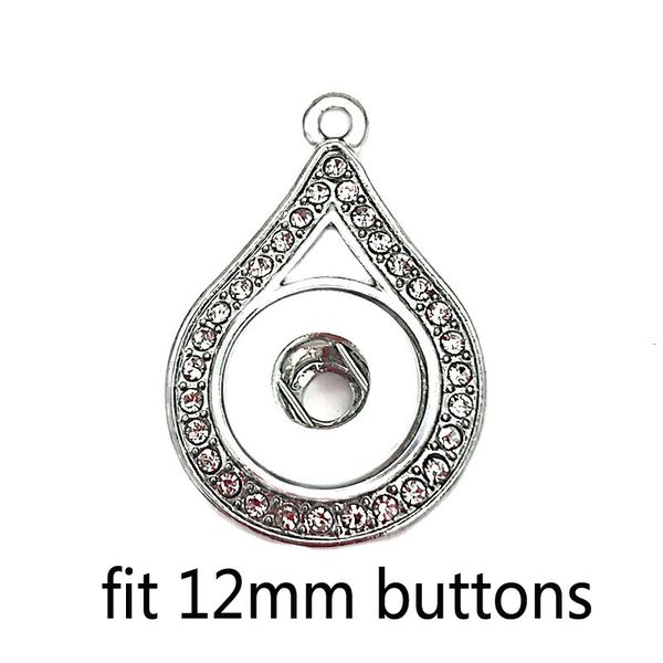 

254 12mm bohemia women's vintage rhinestones snap leaves button bohemian necklaces & pendants diy jewelry for women gift