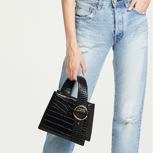 

mode chic women alligator pockets designer of female luxury shoulder bags from leather pu crossbody bag lady small square 2020