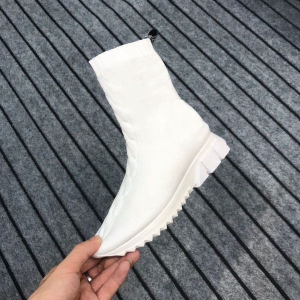 

latest 5.5-12 men women boots shoes luxury sports reflective designer trend sneakers chaussures loafers running martin platform socks2, Black