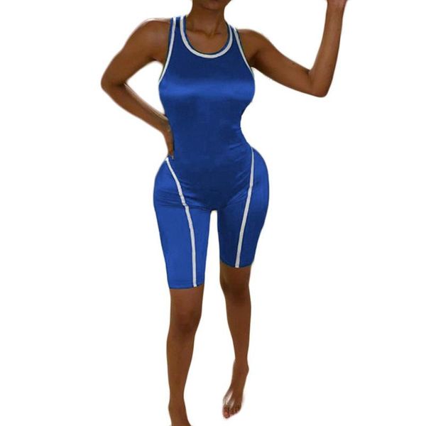 

women's fluorescent zipper self-cultivation exercise fitness and running jumpsuit ladies 2020 one piece yoga pant legging, White;red