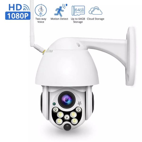 

wifi ptz 1080p security camera cloud storage 4x zoom outdoor ip66 waterproof home safe ip camera cctv surveillance, Black;white