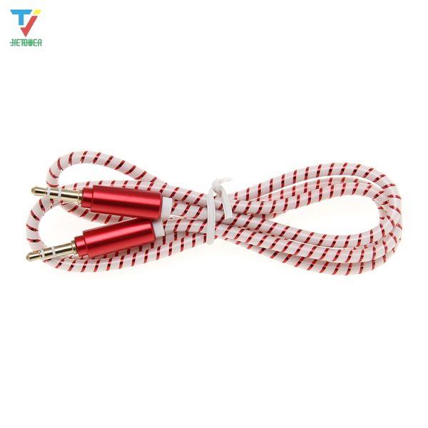 

1 м / 3.28 фукс кабель aux 3,5 мм до 3,5 мм мужчина для мужчины jack auto car audio кабель золотая вилка aux линейный шнур для iphone xs xia