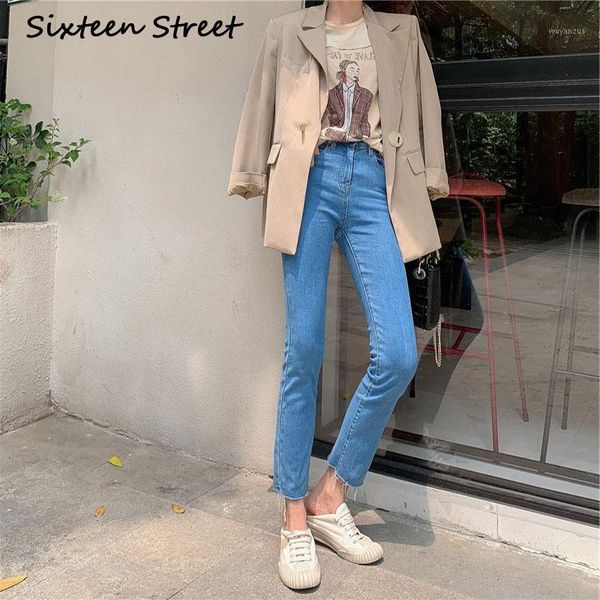 

korean fashion women harem pants high waist jeans female loose washed wide leg trousers casual comfortable denim y2k style 20201, Blue