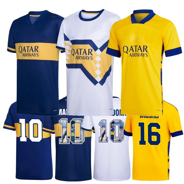 

2020-21 season boca home / away / second away and maradona commemorative jersey high-quality sweatshirt (choose flocking, Black;yellow