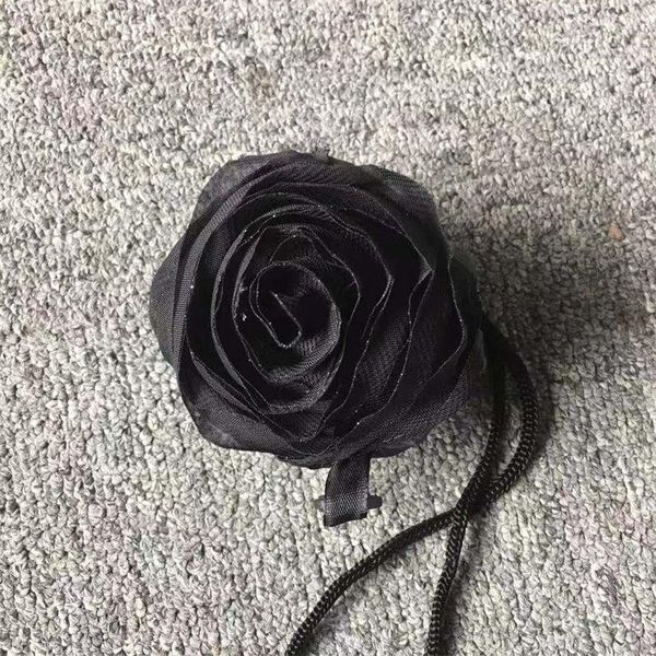 

uo3yau factory price storage shape foldable rose handbag eco flower reusable environmental shopping bags folding grocery large 7 n