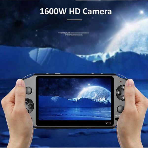 

portable game players zk50 console hd screen 4.3-inch classic dual-shakeportable handheld retro tv built-in 10000 video