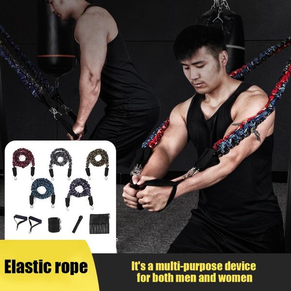 

resistance bands set elastic strap stretch rope indoors exercise equipment for working-out comfortable decoration