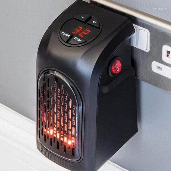 

handy air heater portable mini electric fan heater wall-outlet 400w warm blower room fan stove timer for office home1