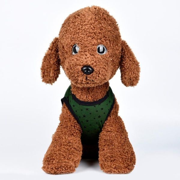 

cute pet dog clothes soft dogs vest summer and autumn star pattern comfortable dog cat clothing shirt pechera para perro