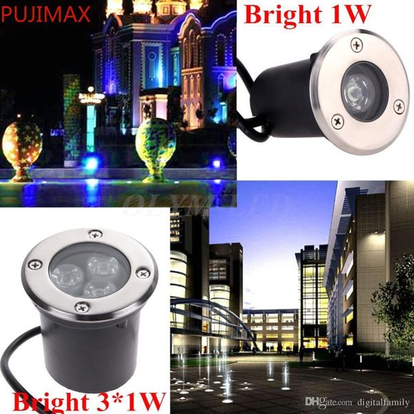 

waterproof led buried lights ip67 recessed step lamps patio paver plinth outdoor lighting 1w 3w underground led light swimming pool fountain