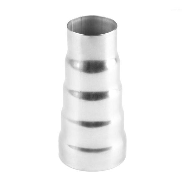 

universal 201 stainless steel exhaust 5 step reducer adapter connector tube pipe cone car accessories1