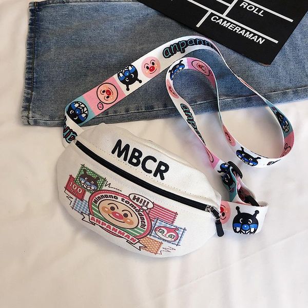 

waist bags ins chest bag female 2021 korean version of the wild western girl broadband shoulder messenger fashion canvas