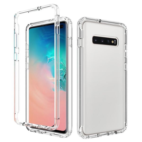 

for samsung galaxy s10 plus shockproof high transparency pctpu candy colors protective case