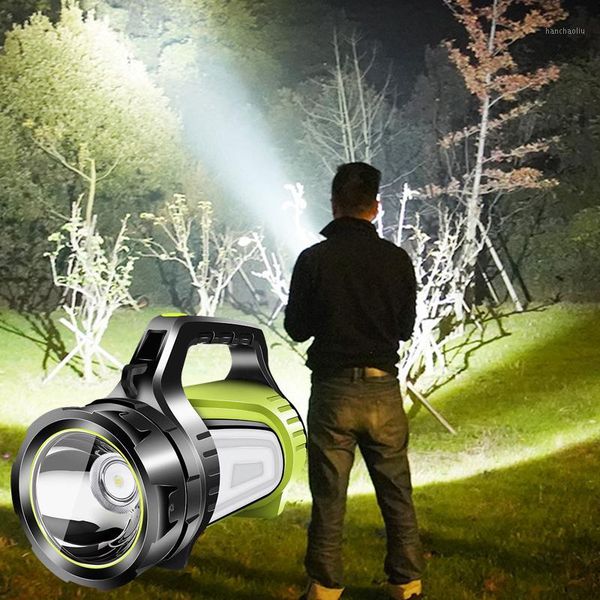 

portable lanterns brightest led worklight outdoor handheld lantern usb rechargeable torch searchlight multi-function long ss lamp1