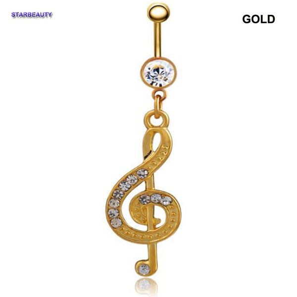 

музыка примечание наверный пирсинг nombril женщины хрустальные кнопка bellly кольца тело пирсинг омблиго пупка ленлибеттон пирсинг h sqckiz, Black