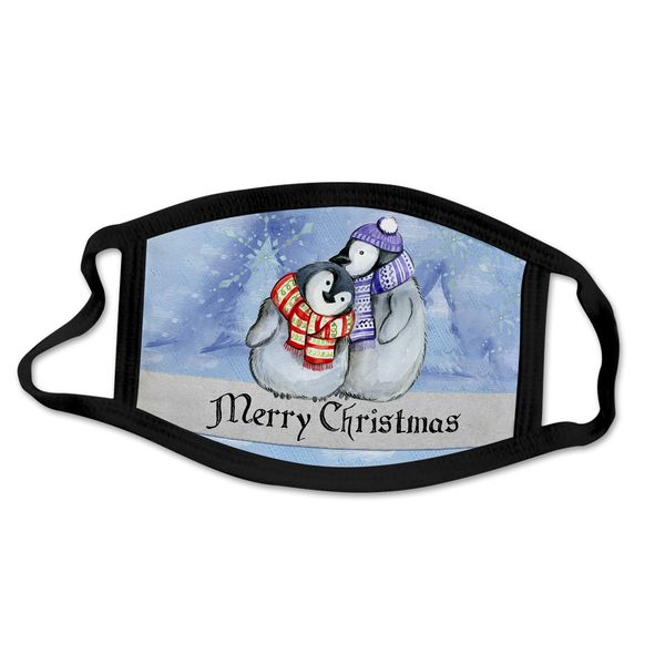 

print christmas xmas masks new santa claus year animals fashion kids cotton breathable washable comfortable soft face macnsztn