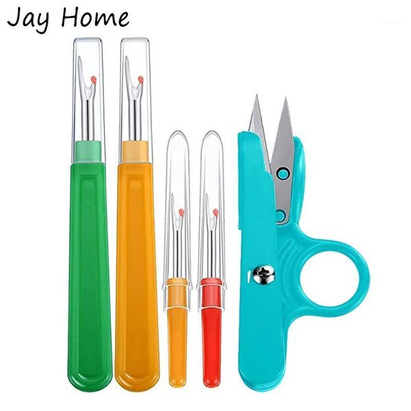 

2pcs colorful sewing seam rippers with thread snips yarn scissors fabric scissors for needlework quilting craft sewing supplies1, Black