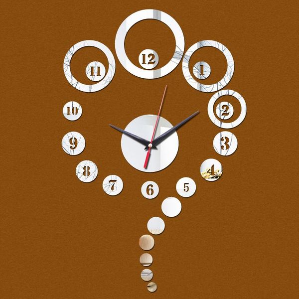 

wall clocks sale clock watch stickers diy 3d acrylic mirror home decoration quartz balcony/courtyard needle modern
