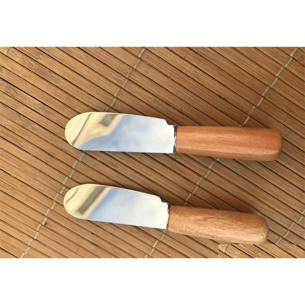 

stainless steel butter knife with wooden handle wedding gifts for guests cheese knife dinn jlluaw dayupshop