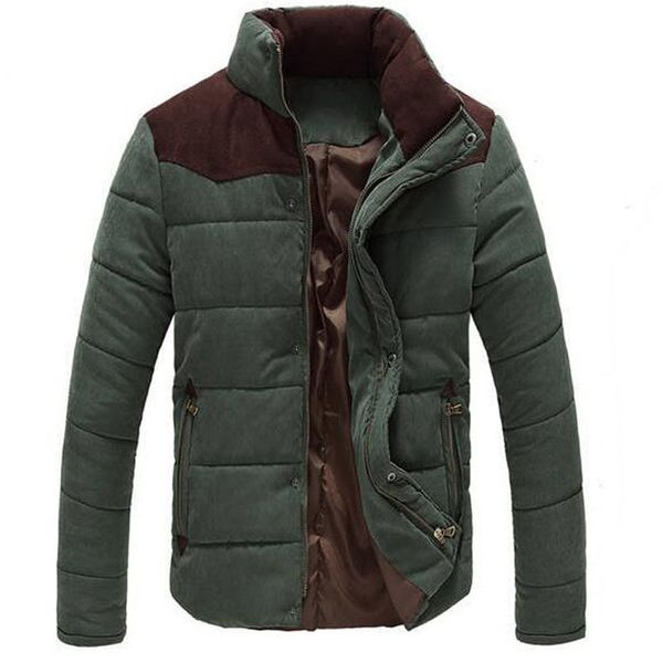 

2021 the new men's cotton jacket, casual thick coat 4x 685g, Black;brown