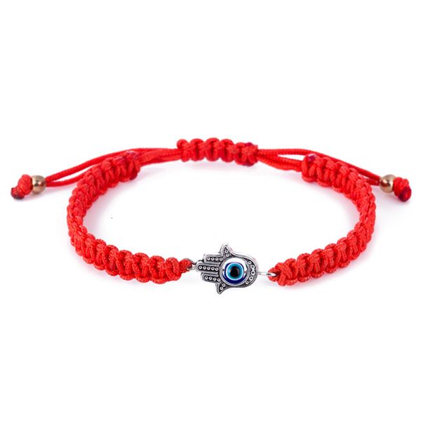 

factoryryhghandmade braided rope bring red thread new blue eye charm adjustable length you lucky peaceful bracelets
