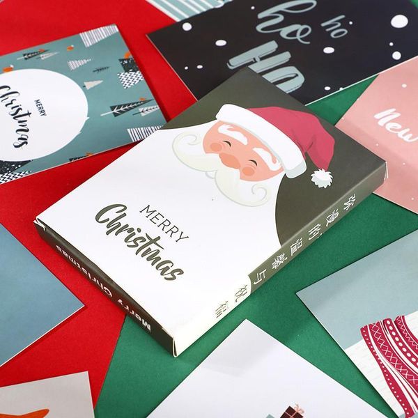

factory3vvehappy santa christmas cartoon greeting claus card set holidays merry christmas greeting cards family xmas tha