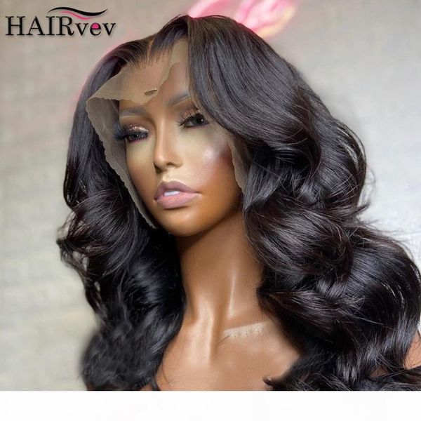 

body wave 13x4 lace front human hair wigs pre plucked hairline lace closure wig with baby hair frontal wig for women, Black;brown