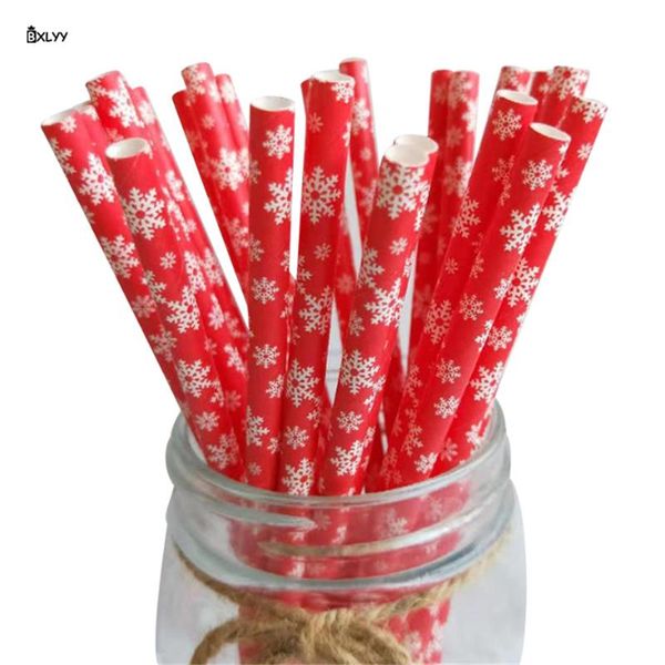

одноразовые бумажные соломинки diy рождественская вечеринка декор творческие свадьбы соломинки детские душевые декор для кухонных аксессуаро