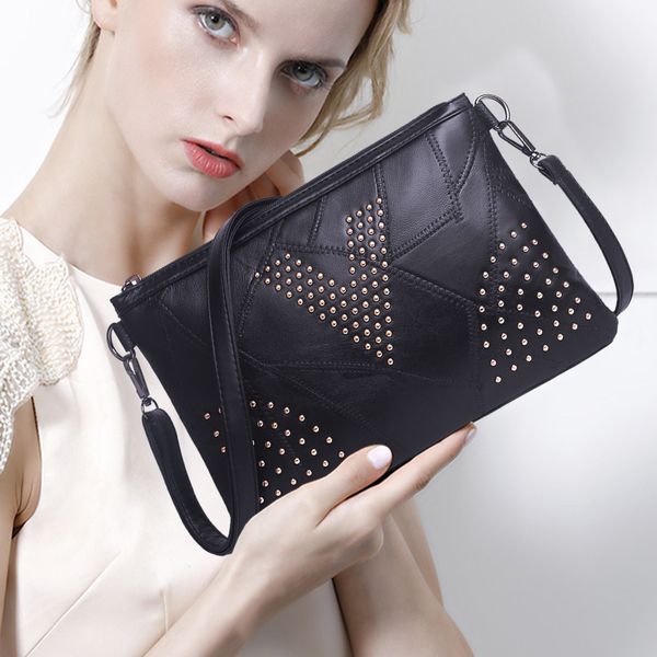 

hbp non-brand , yiwu 10 * 10 single generation single delivery hand bag rivet single shoulder messenger bag sport.0018