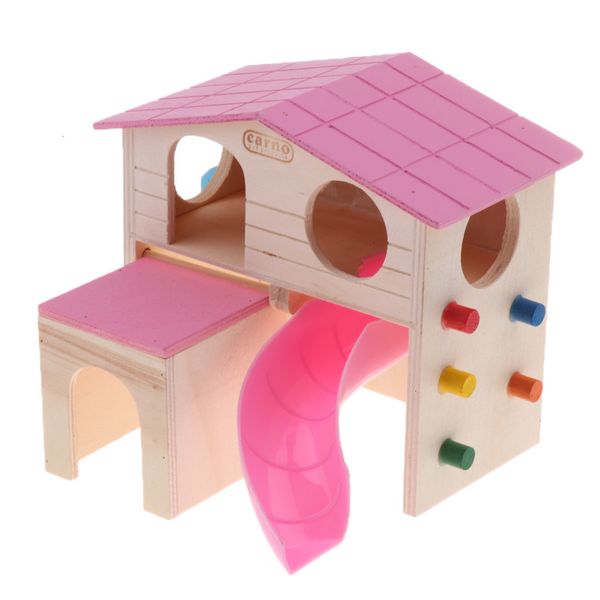 

rabbit wooden small hamster house pet animal mouse rat rodent playhouse home