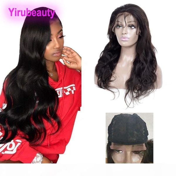 

mongolian 100% unprocessed human hair 4x4 lace closure wigs natural color 4 by 4 lace closure wig virgin hair wig, Black;brown