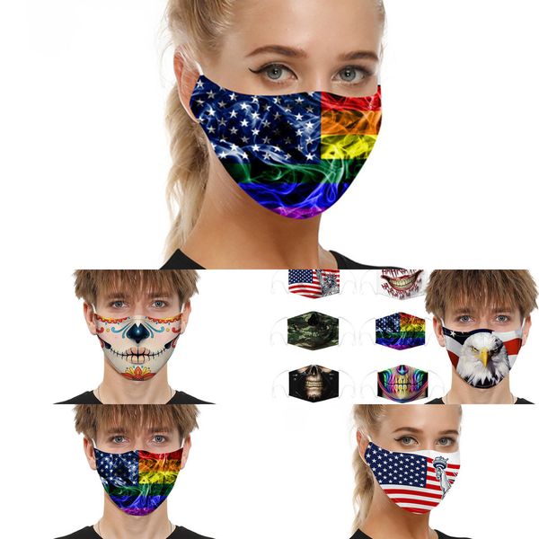 

face flag mask designer skull fashion cotton reusable mouth sports cosplay halloween masks dusoutletxxq6