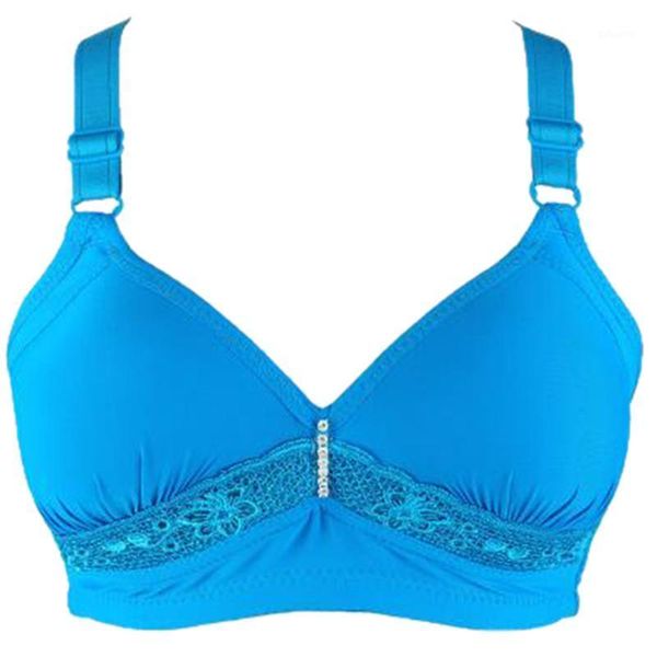 

underwear cotton lingerie lace wireless front closure bras underwear gathered minimizer bra p31, Red;black