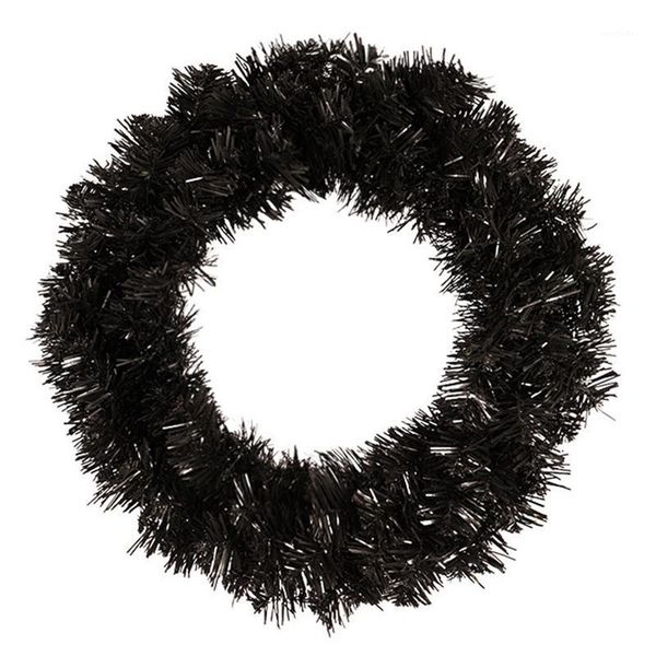 

decorative flowers & wreaths artificial pine wreath black garland for front door window fireplace christmas decoration1