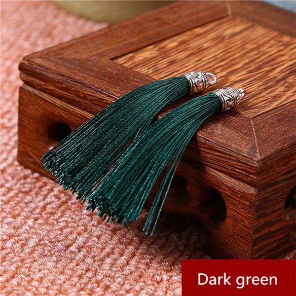 

20pcs color tassel fringe pendant diy material metal caps cord party tassel trim curtains decor accessories small tassels ribbon h bbyoew