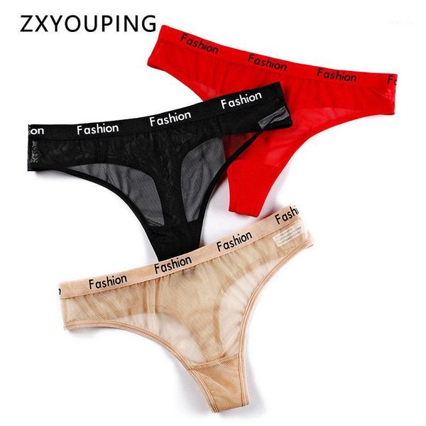 

women fashion panties mesh transparent thong hollow out breathable underwear soft seamless comfortable g string lingerie1, Black;pink