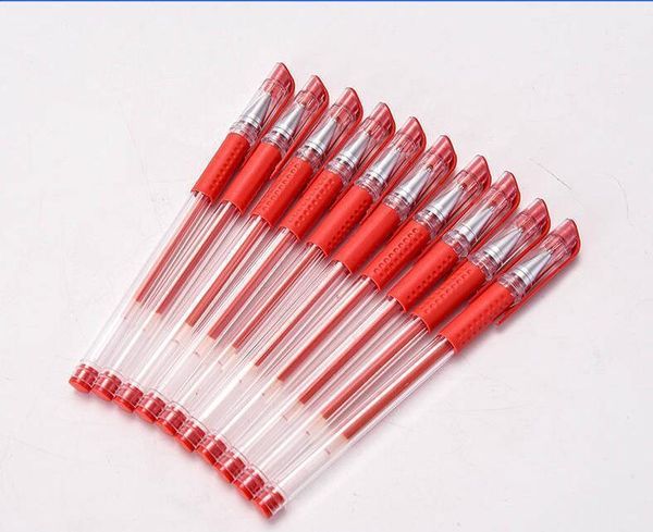 

gel carbon water-based 0.5mm european standard nib black office signature pen office student exam frosted ballpoint pen wmtubfs, Blue;orange