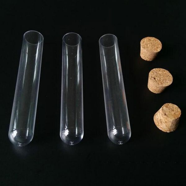 

12pcs/lot dia 20/25/30/40mm clear glass round bottom test tubes with cork ser for kinds of labs/schools glassware q bbyjst
