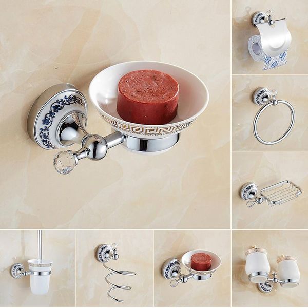 

bath accessory set zgrk paper holder crystal bathroom hardware washroom robe hook soap towel bar cup accessories