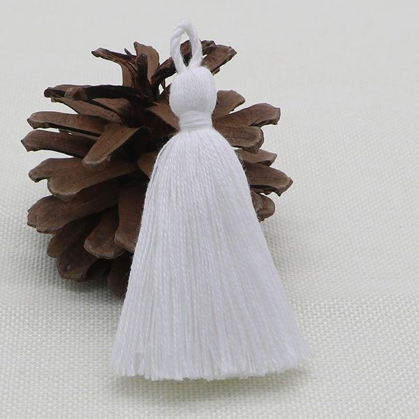 

20 шт. 8 см чистые хлопчатобумажные тазоны бахрома diy craft поставляет ювелирные шторы декор декор материал кисточек отделка одежда аксессу