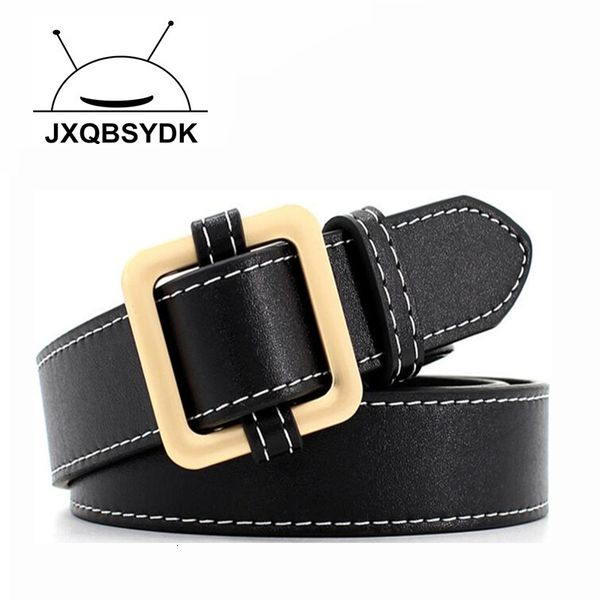 

2020 belt fashion buckle design pin buckle belts female imitation leather pu belts for women j1209, Black;brown