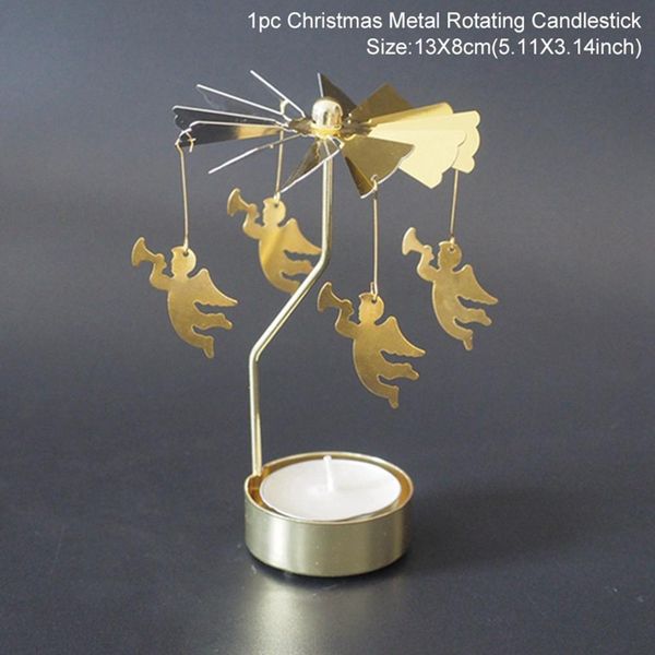 

elk snowflake christmas rotating candle holder merry christmas decor for home 2020 christmas ornaments xmas gifts new year 2021 wmtpqo