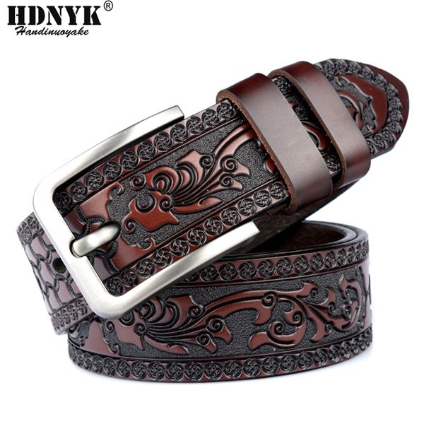

factory direct belt promotion price new fashion designer belt genuine leather belts for men quality assurance y200110, Black;brown