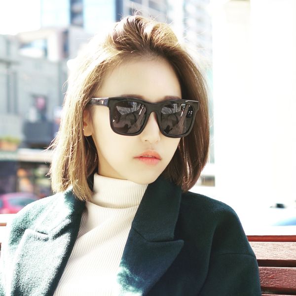 

big face fashionable sunglasses female korean glasses female square sunglasses female polarized sunglasses men driving ins